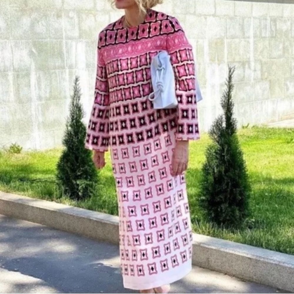 NWT ZARA Blogger Favorite Geometric Tunic Dress - Picture 3 of 5
